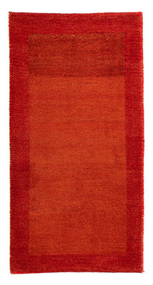 Tapis Gabbeh - Indus - 142 x 74 cm - rouge foncé