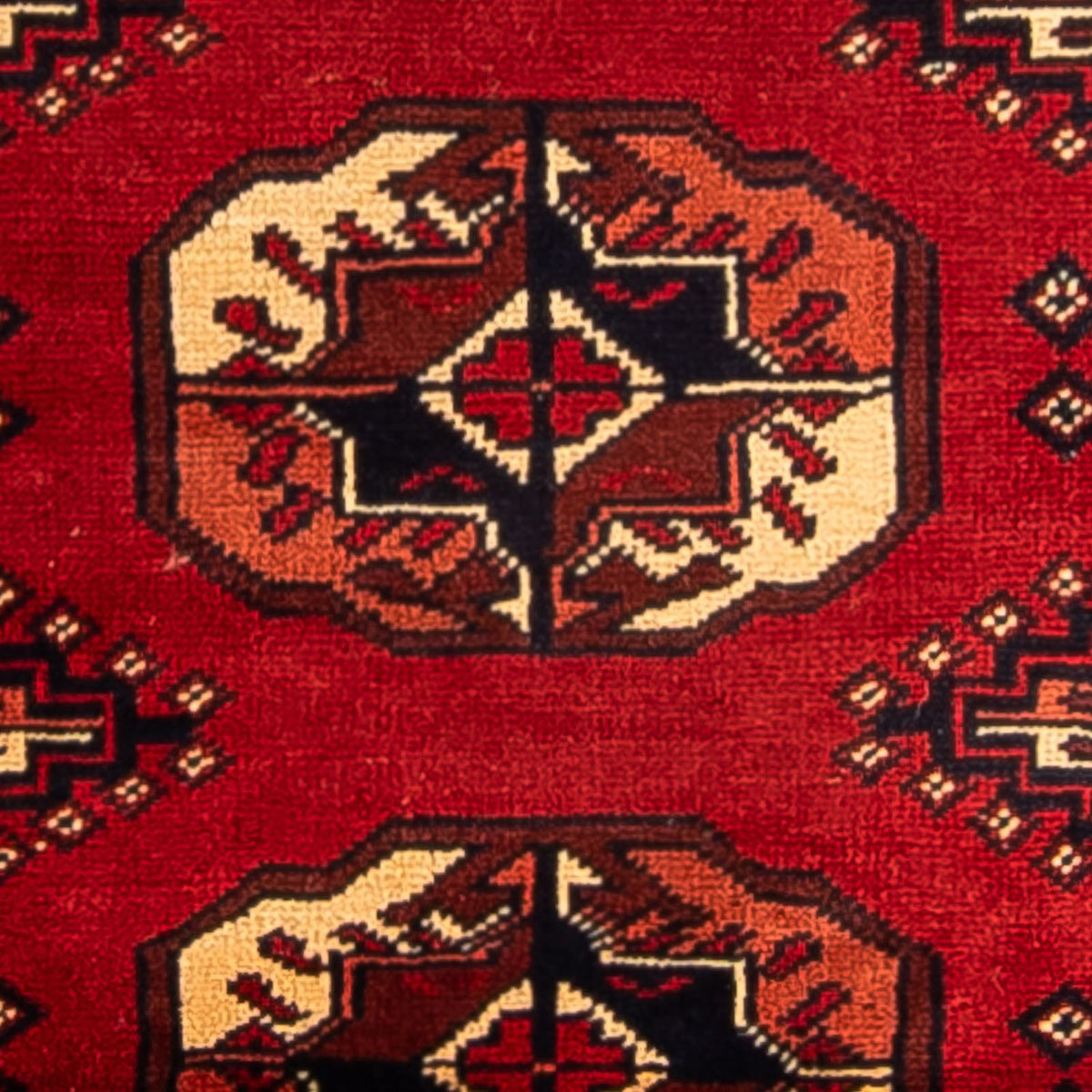 Tapis de couloir Tapis afghan - 356 x 82 cm - rouge foncé