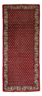 Tapis de couloir Tapis persan - Mir - 203 x 77 cm - rouge foncé