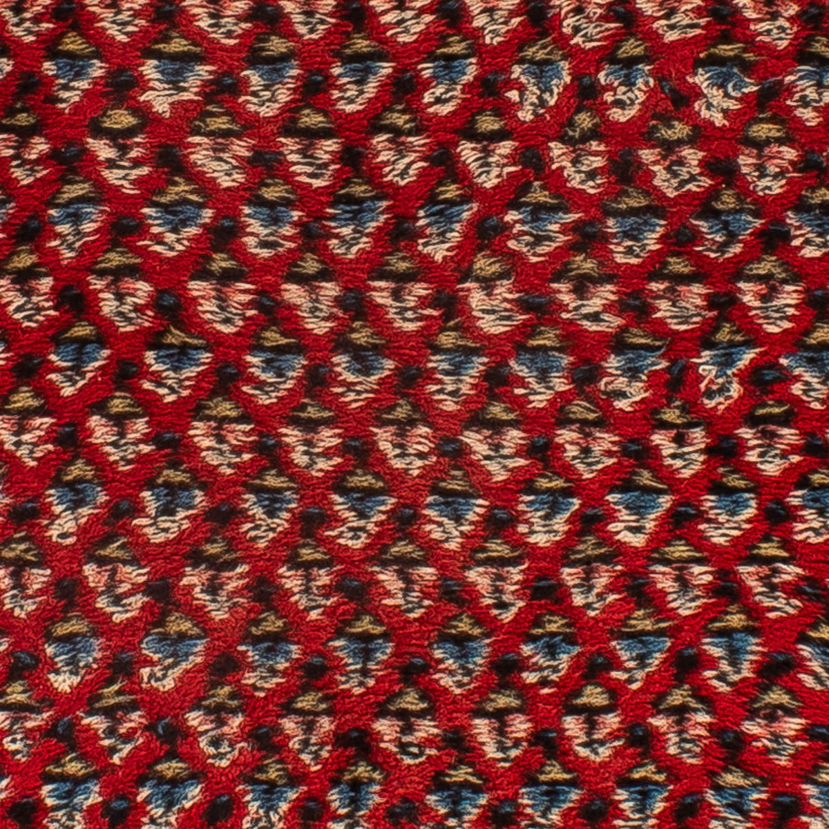 Tapis de couloir Tapis persan - Mir - 203 x 77 cm - rouge foncé