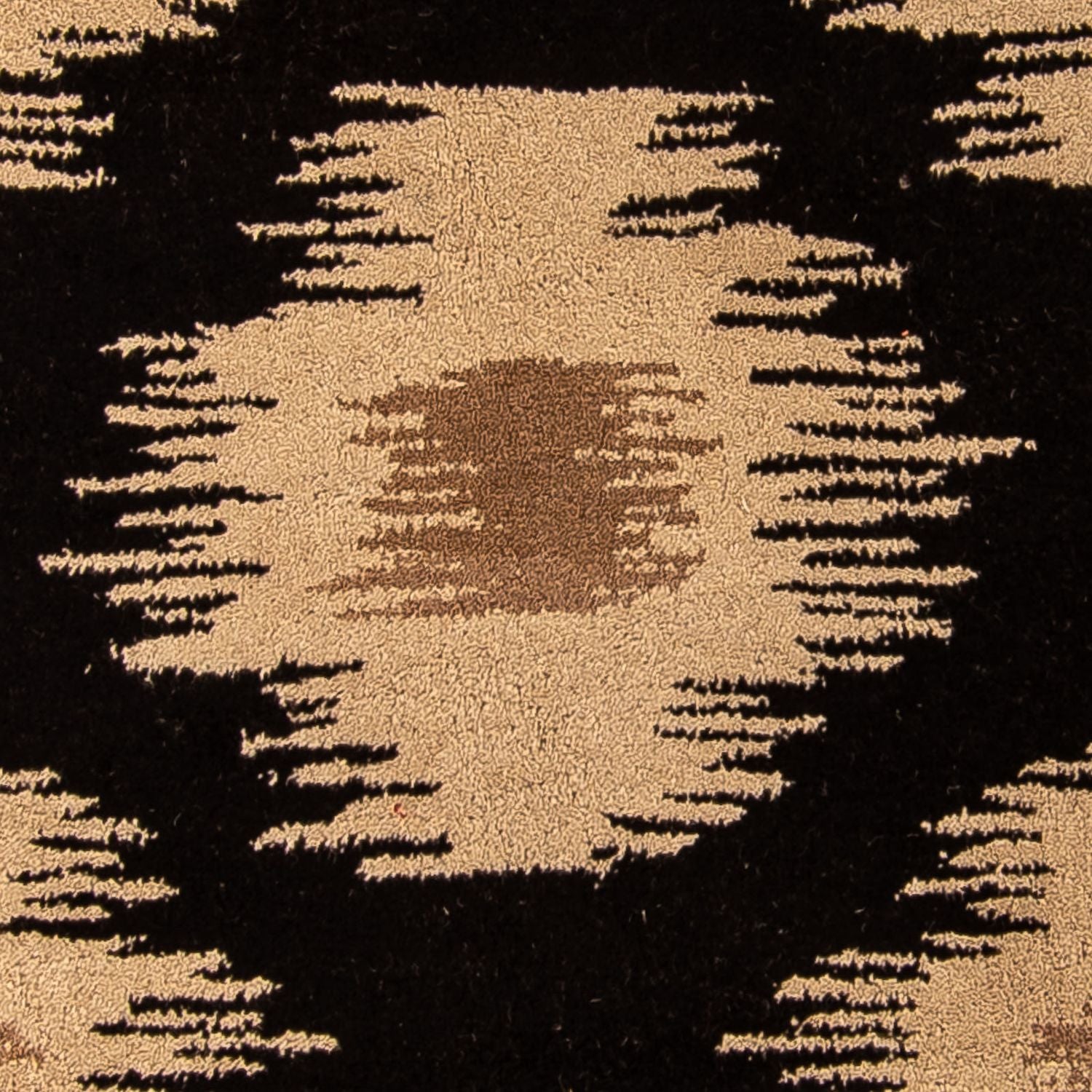 Tapis en laine - 235 x 150 cm - bleu foncé