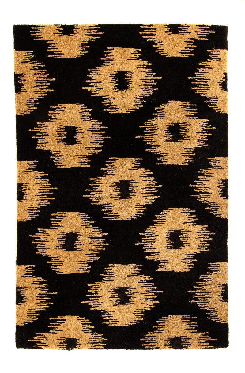 Tapis en laine - 237 x 150 cm - bleu foncé