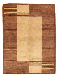 Tapis en laine - 196 x 139 cm - marron