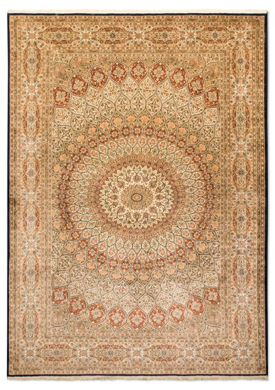 Tapis en soie du Cachemire Tapis 197x287cm - Tapis oriental