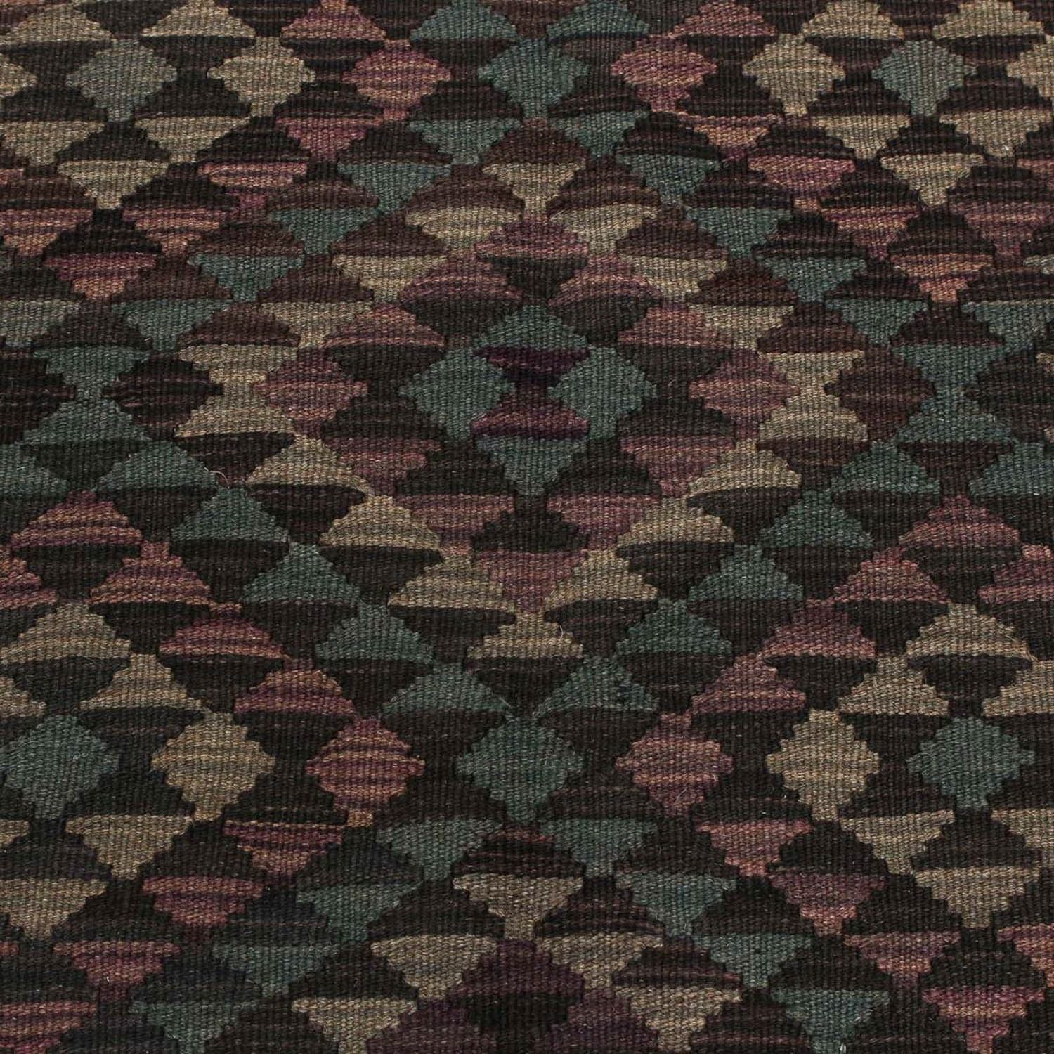 Tapis Kelim - Splash - 201 x 163 cm - multicolore