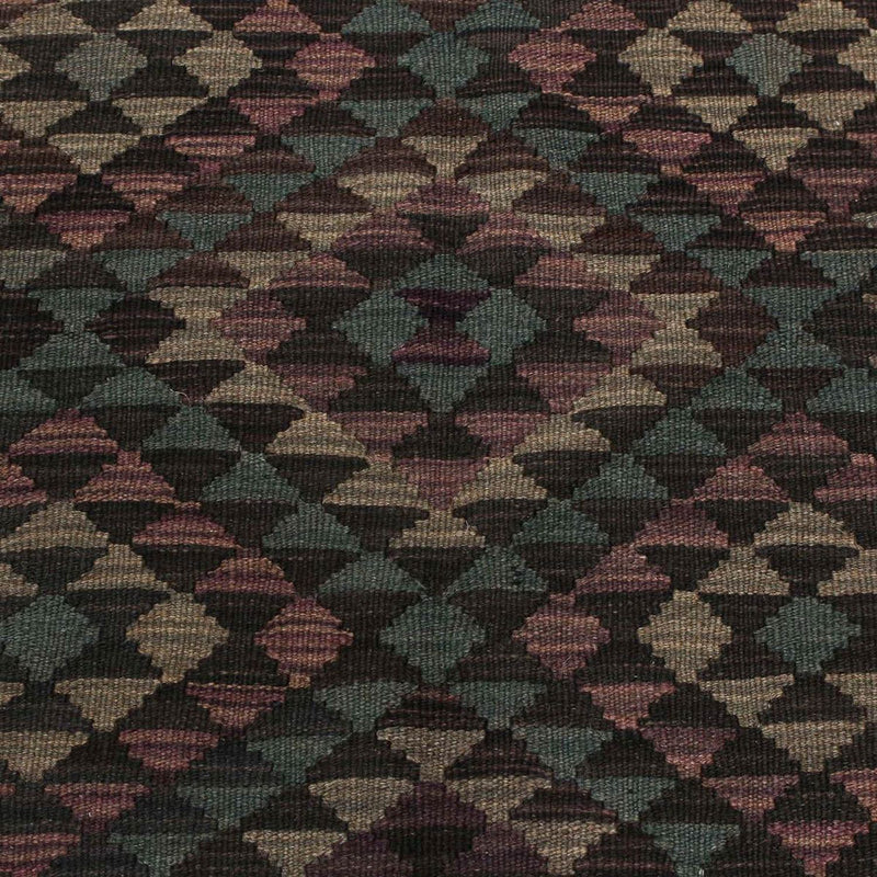 Tapis Kelim - Splash - 201 x 163 cm - multicolore