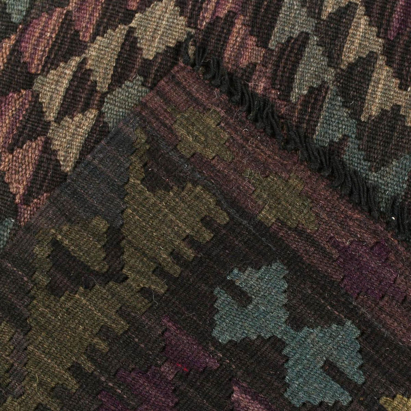 Tapis Kelim - Splash - 201 x 163 cm - multicolore