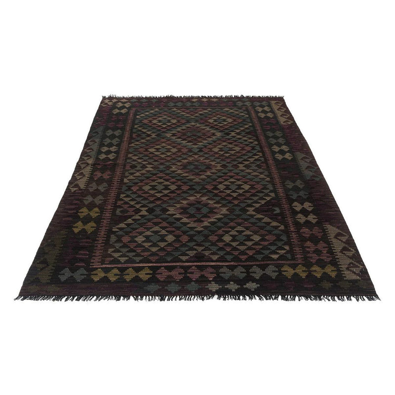 Tapis Kelim - Splash - 201 x 163 cm - multicolore
