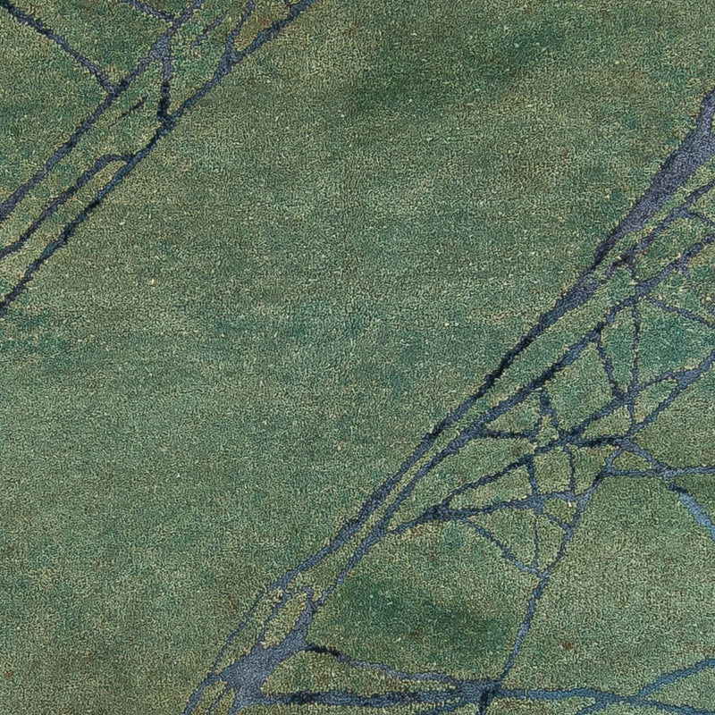 Tapis en laine - 247 x 147 cm - vert