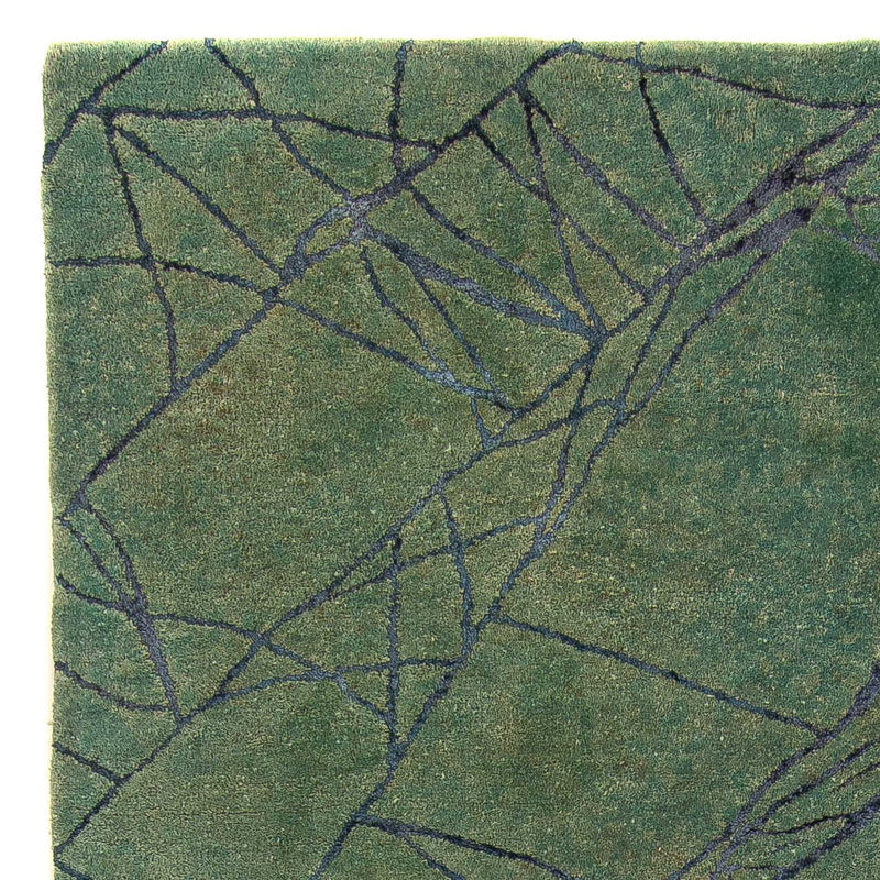 Tapis en laine - 247 x 147 cm - vert