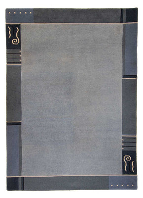 Tapis Népalais - 240 x 170 cm - bleu clair