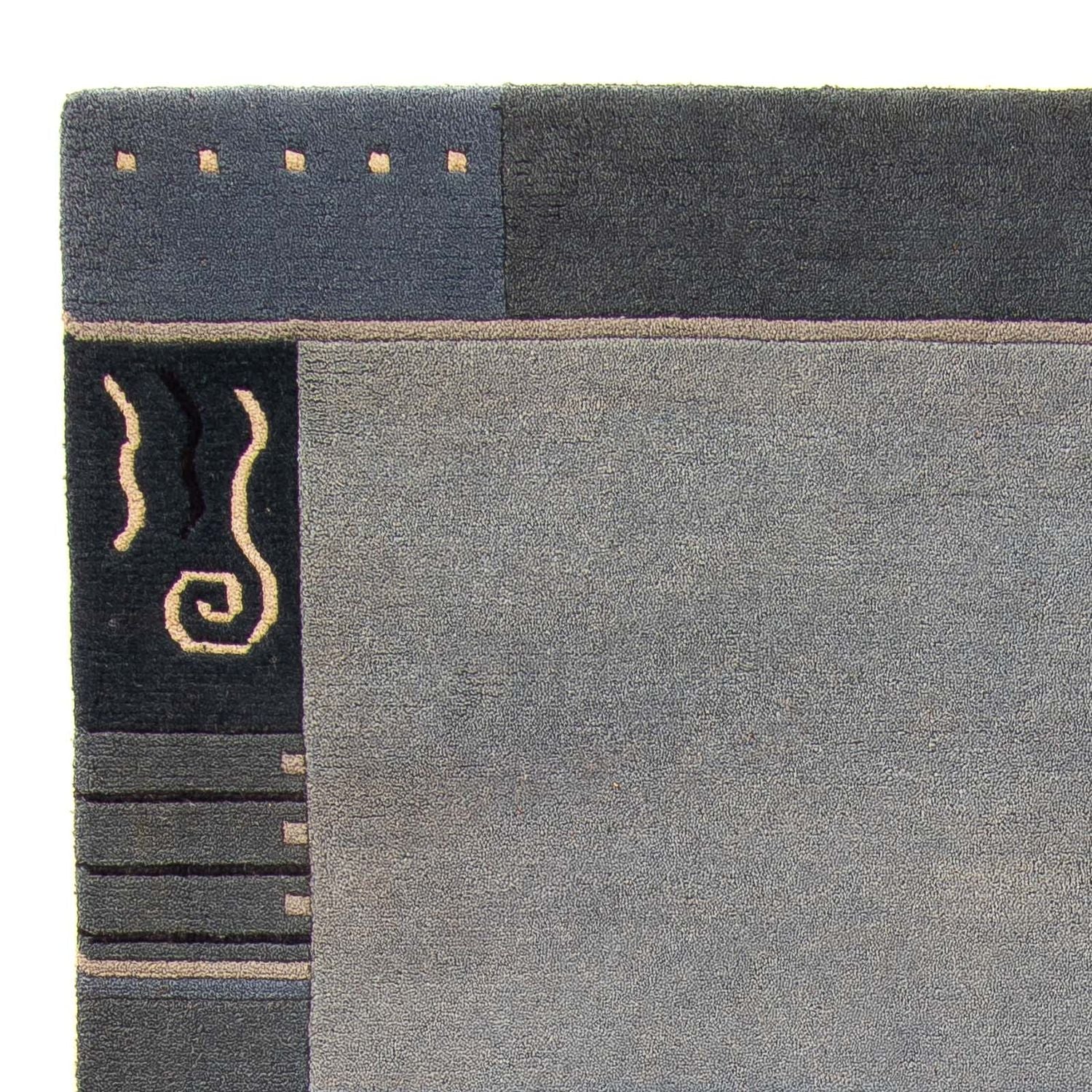 Tapis Népalais - 240 x 170 cm - bleu clair