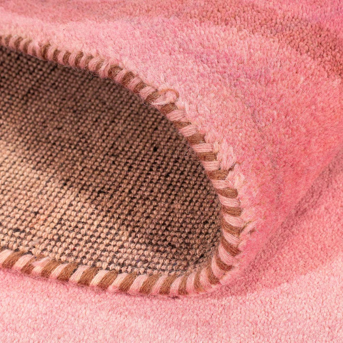 Tapis en laine - 200 x 140 cm - rouge clair