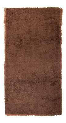 Tapis de couloir Tapis à poils longs - 231 x 116 cm - marron