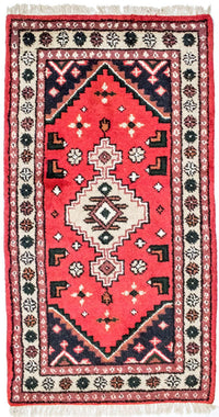 Tapis oriental - 160 x 90 cm - rouge