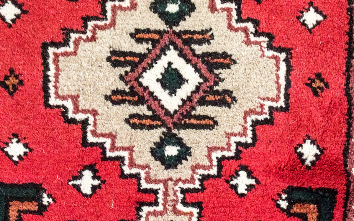 Tapis oriental - 160 x 90 cm - rouge