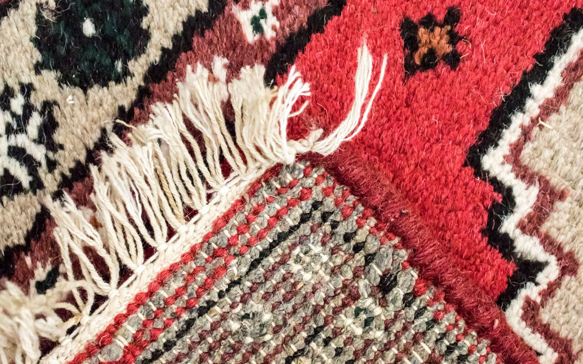 Tapis oriental - 160 x 90 cm - rouge