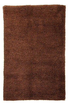 Tapis à poils longs - 230 x 150 cm - marron