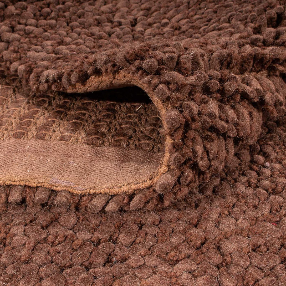 Tapis à poils longs - 230 x 150 cm - marron