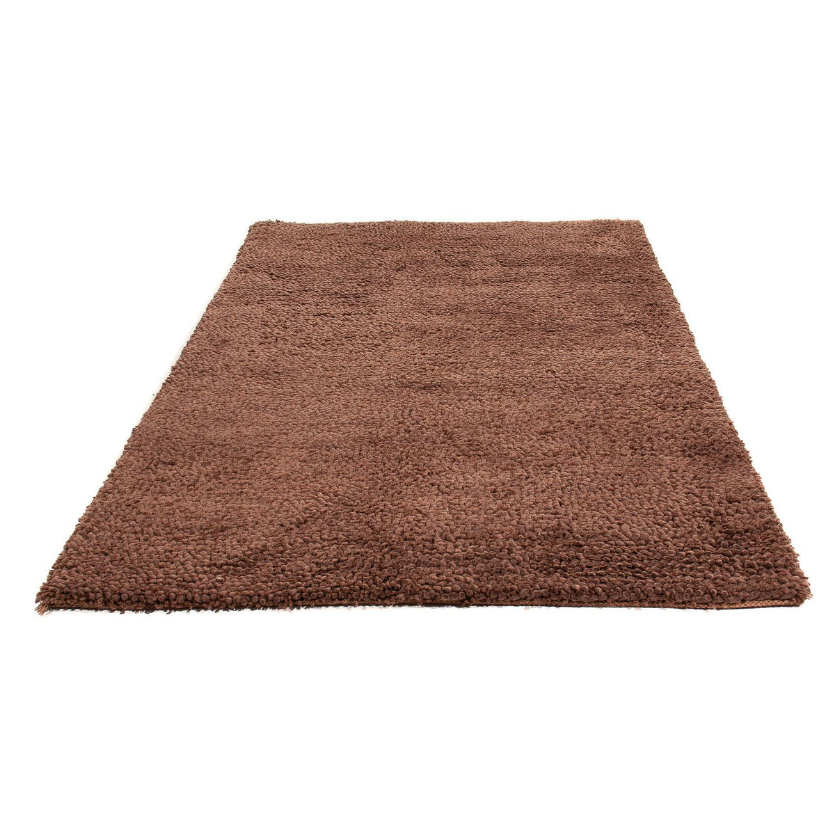 Tapis à poils longs - 230 x 150 cm - marron