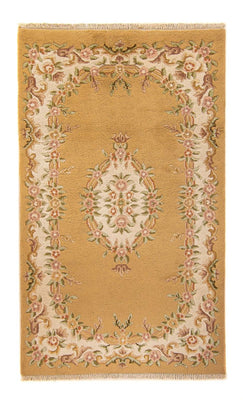 Tapis de couloir Tapis chinois - 223 x 125 cm - or