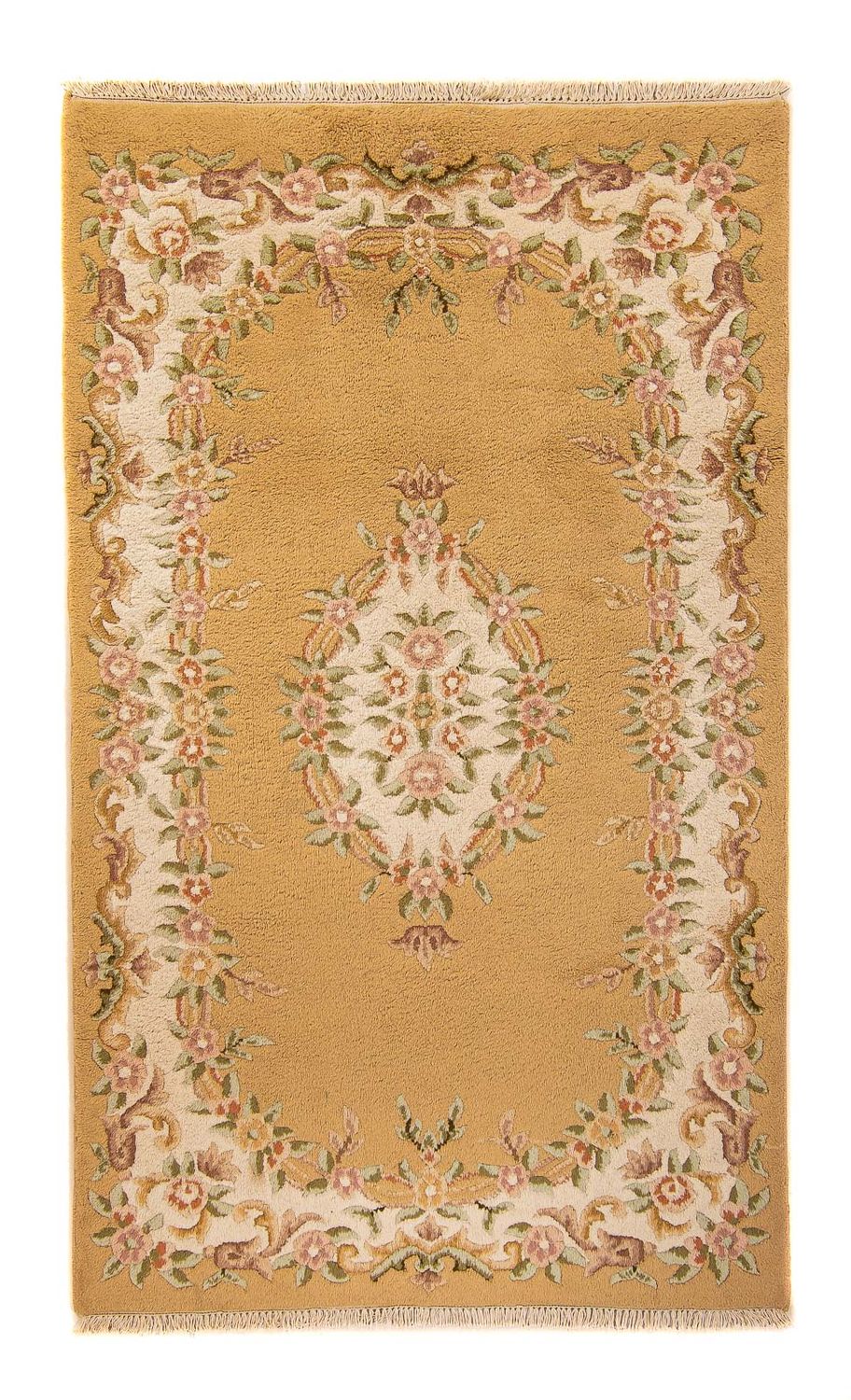 Tapis de couloir Tapis chinois - 223 x 125 cm - or
