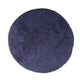Tapis à poils longs ronde  - 260 x 260 cm - bleu foncé