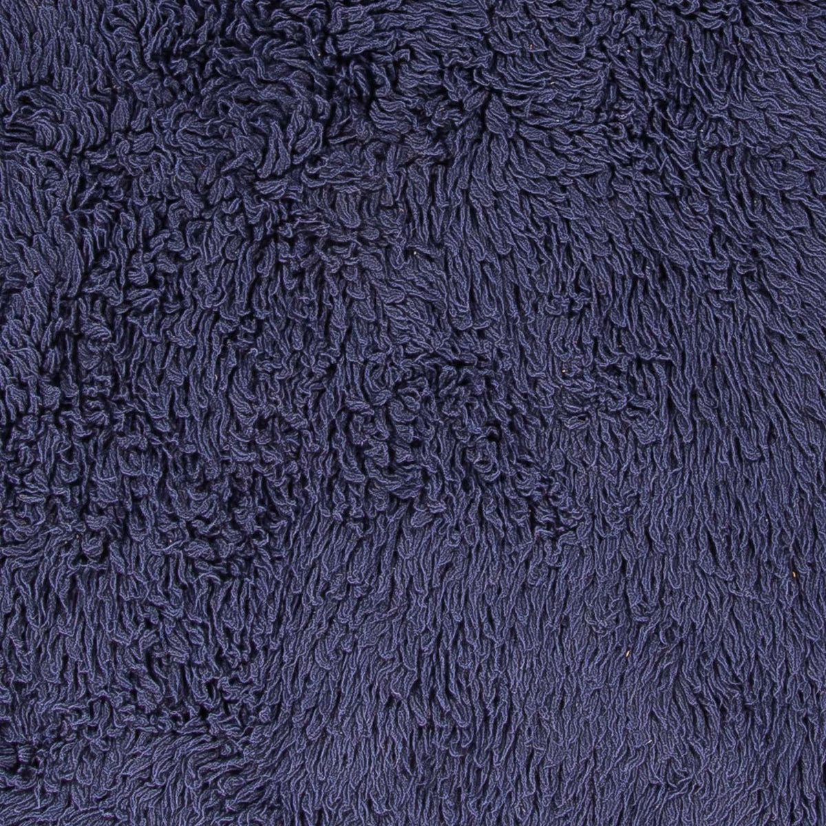 Tapis à poils longs ronde  - 260 x 260 cm - bleu foncé