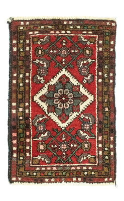 Tapis persan - Nomadic - 65 x 50 cm - rouge