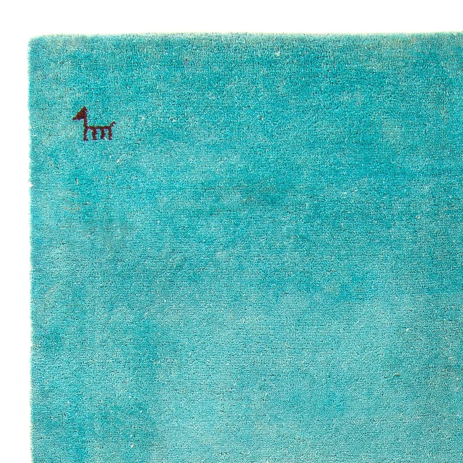 Tapis Gabbeh - Indus - 237 x 165 cm - bleu clair