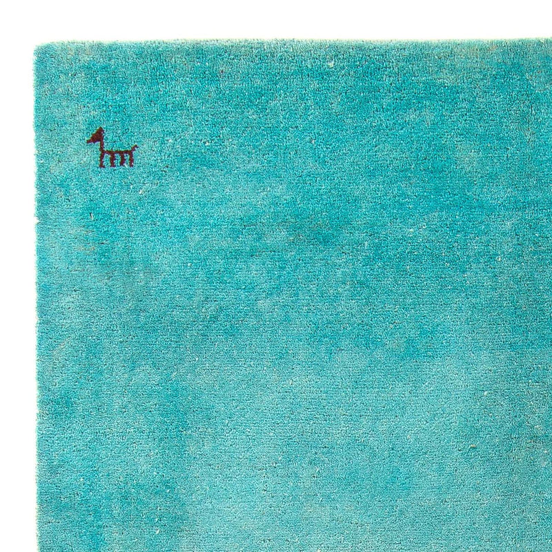 Tapis Gabbeh - Indus - 237 x 165 cm - bleu clair