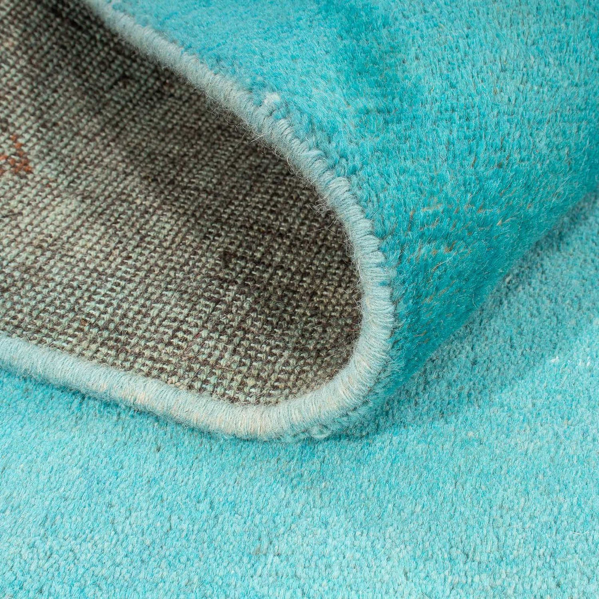 Tapis Gabbeh - Indus - 237 x 165 cm - bleu clair