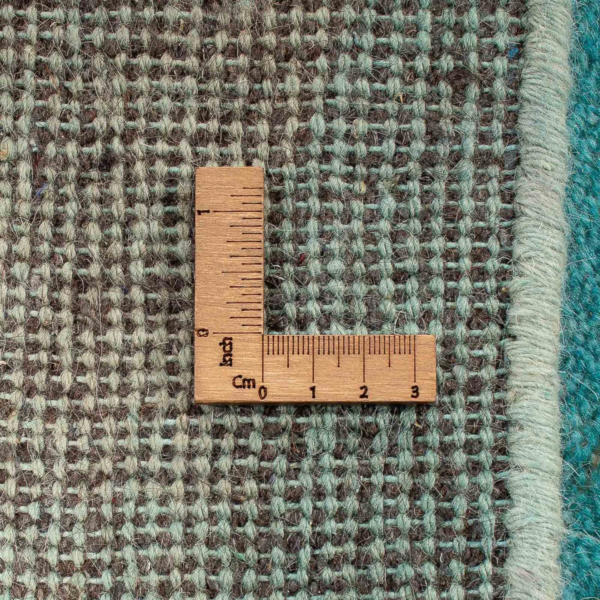 Tapis Gabbeh - Indus - 237 x 165 cm - bleu clair