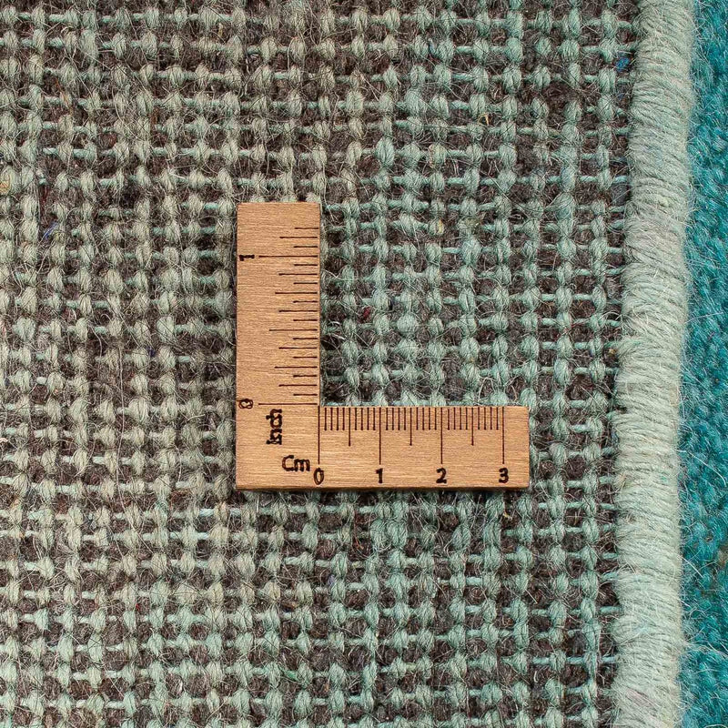Tapis Gabbeh - Indus - 237 x 165 cm - bleu clair