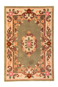 Tapis chinois - 184 x 123 cm - marron clair