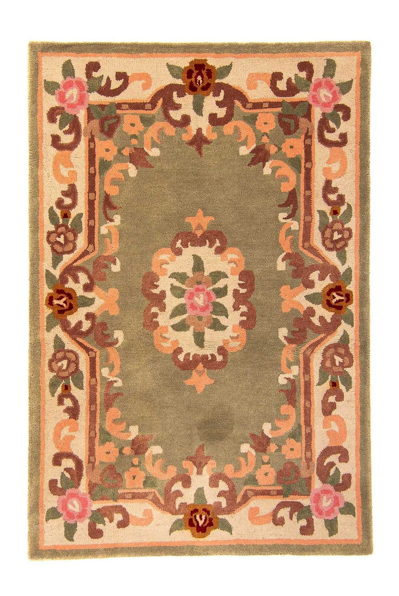 Tapis chinois - 184 x 123 cm - marron clair
