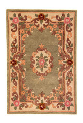 Tapis chinois - 182 x 122 cm - marron clair