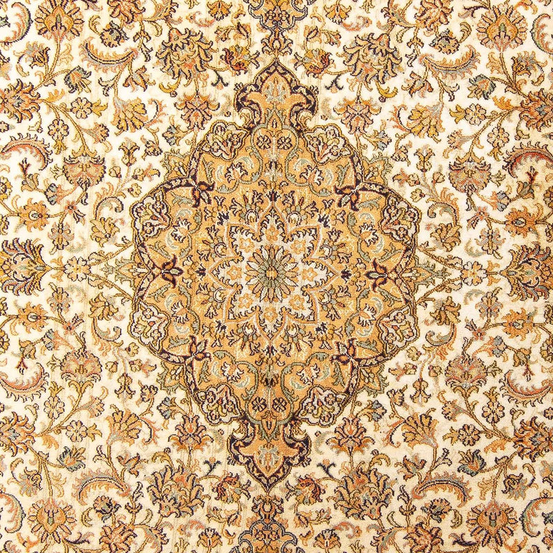 Tapis en soie - Soie du Cachemire - 302 x 215 cm - beige