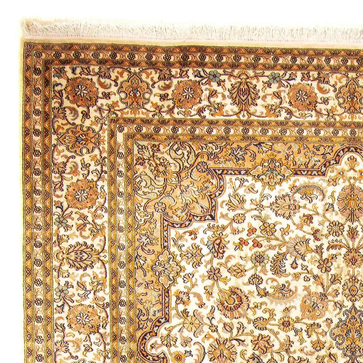 Tapis en soie du Cachemire Tapis 302x215cm - Tapis oriental