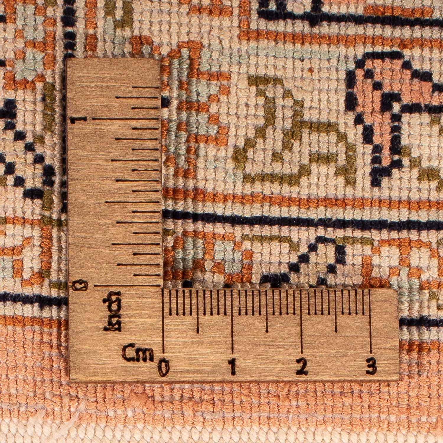 Tapis de couloir Tapis en soie - Soie du Cachemire - 310 x 94 cm - multicolore