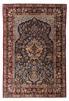 Tapis persan - Isfahan - Premium - 173 x 117 cm - bleu foncé