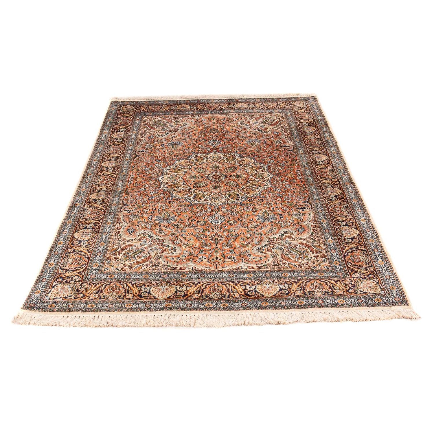Tapis en soie - Soie du Cachemire - 182 x 121 cm - marron clair