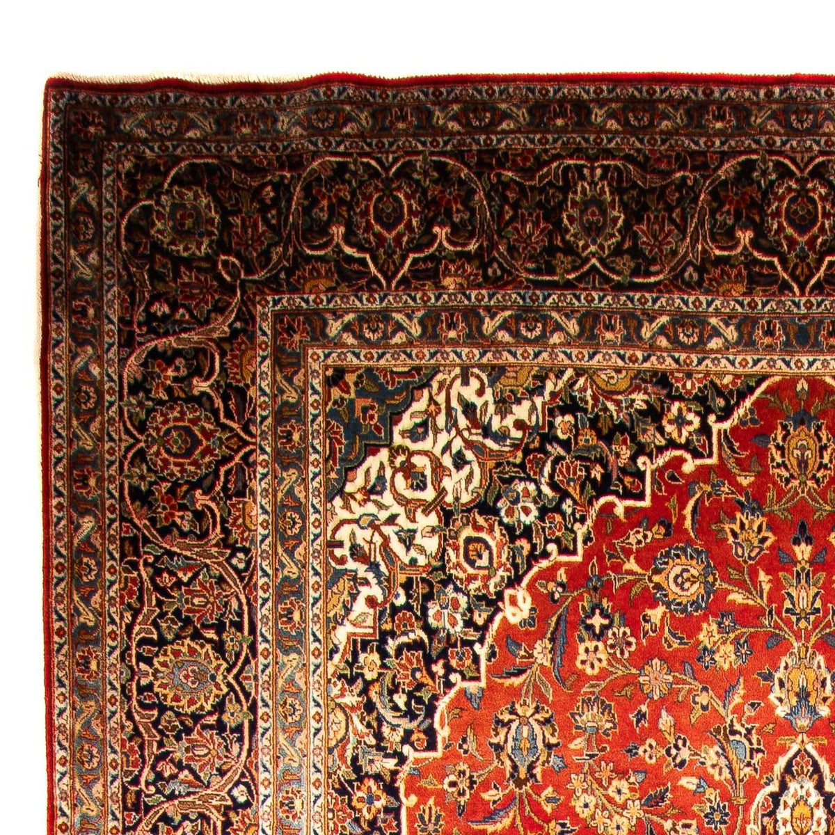 Tapis persan - Keshan - 372 x 226 cm - rouge