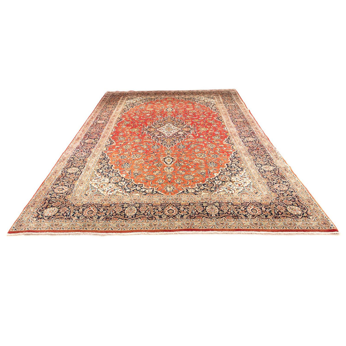 Tapis persan - Keshan - 372 x 226 cm - rouge