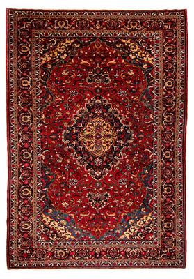 Tapis persan - Nomadic - 335 x 226 cm - rouge foncé