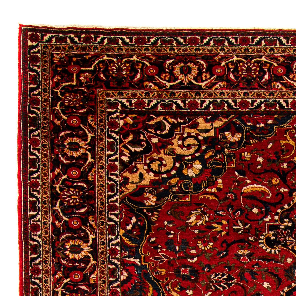 Tapis persan - Nomadic - 335 x 226 cm - rouge foncé