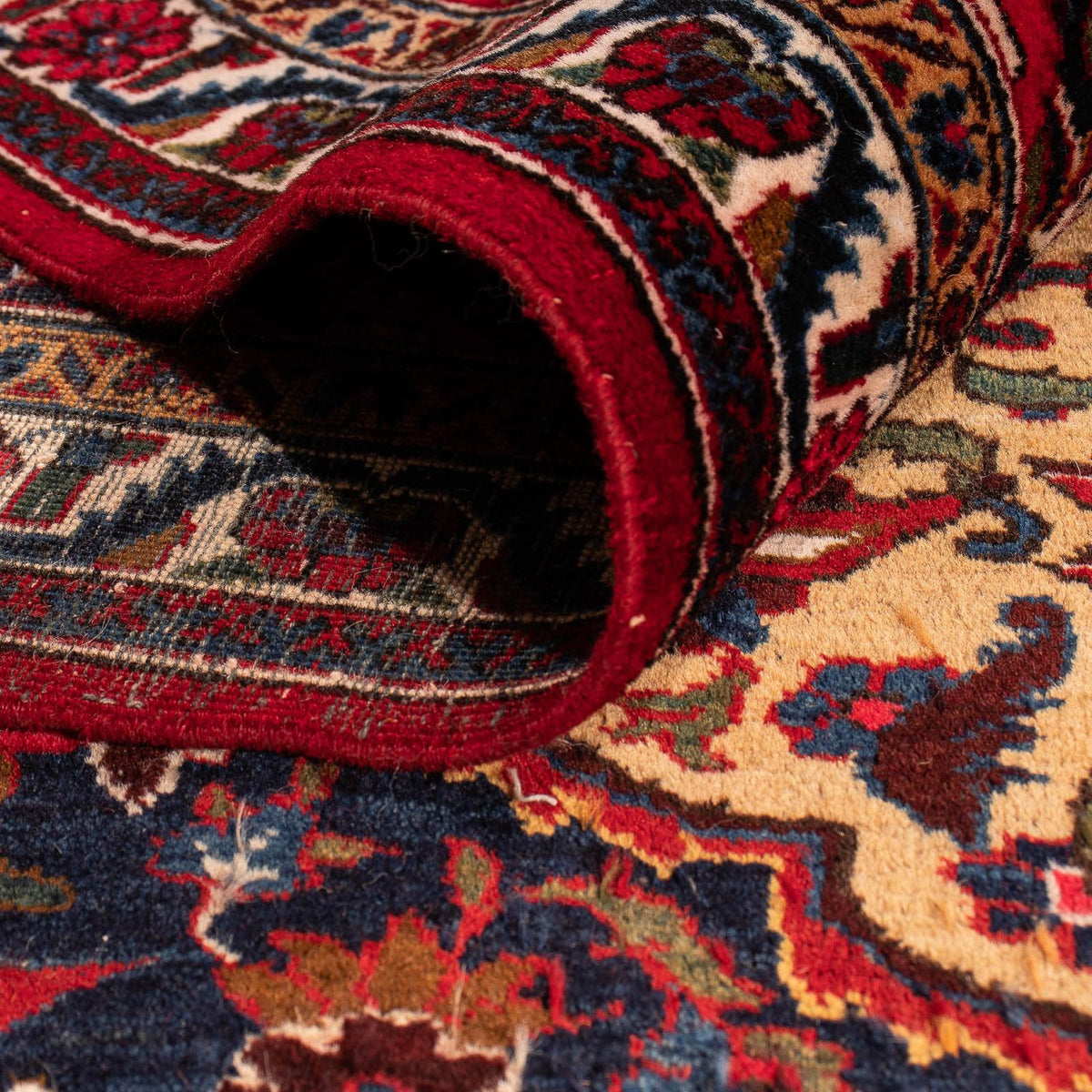 Tapis persan - Nomadic - 335 x 226 cm - rouge foncé