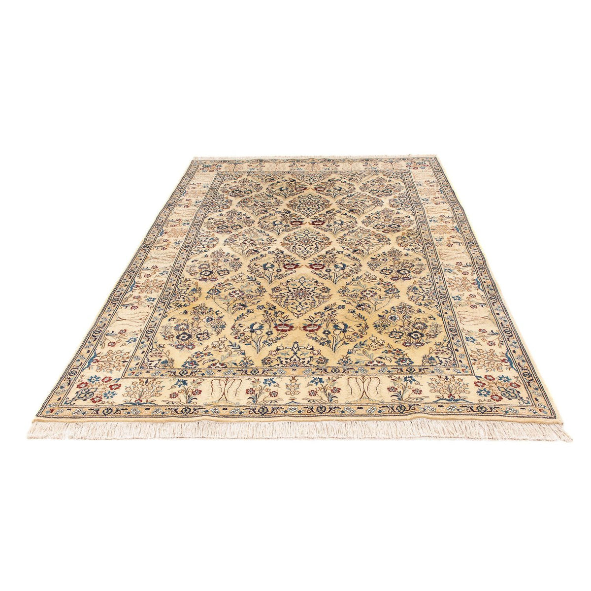 Tapis persan - Nain - Royal - 251 x 155 cm - marron clair
