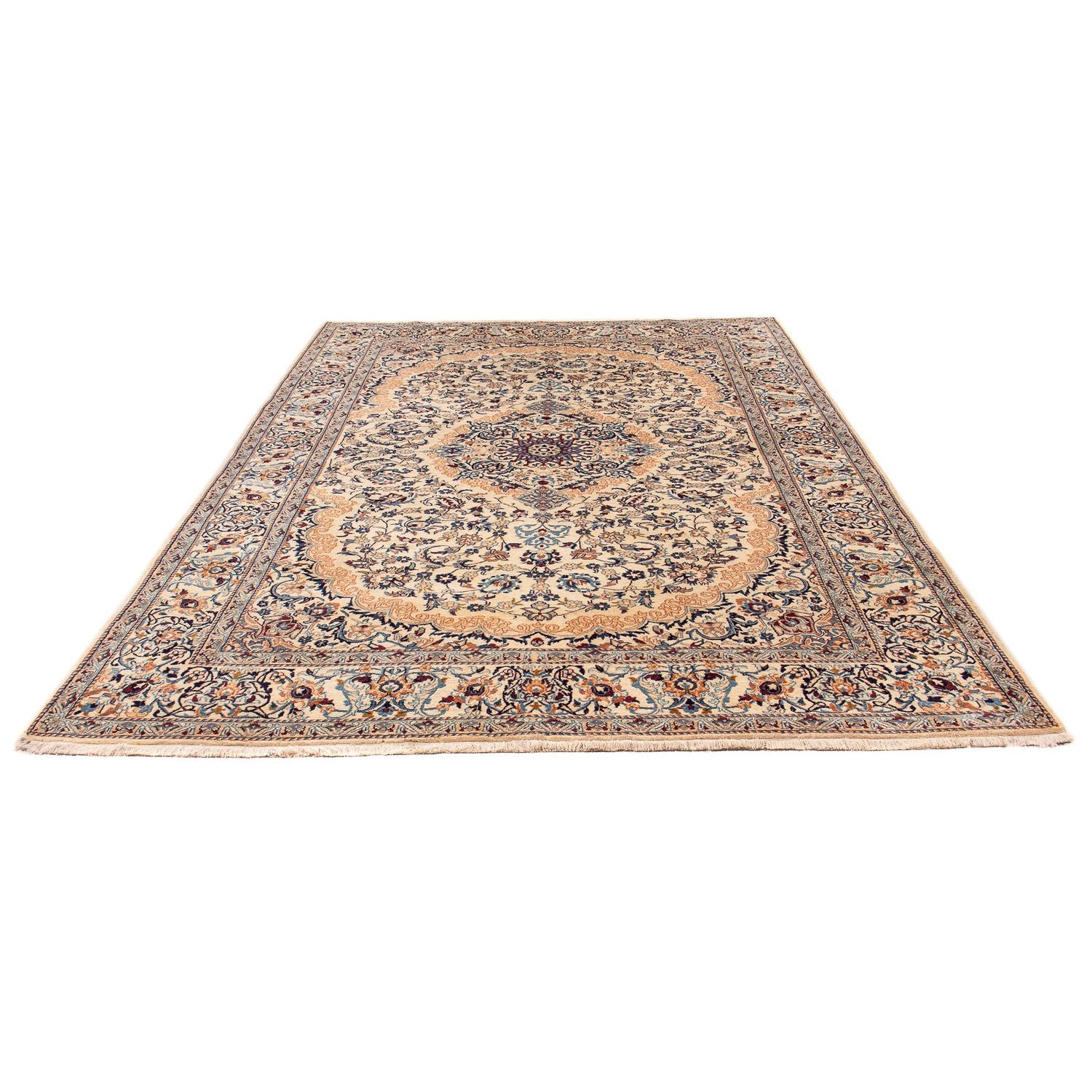 Tapis persan - Nain - Royal - 307 x 199 cm - beige