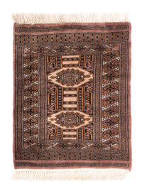 Tapis Pakistani - 77 x 61 cm - marron